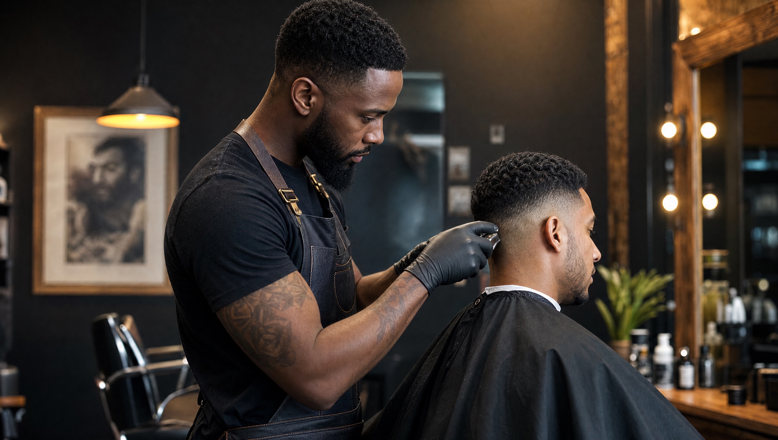 Dégradés, waves, barbe sculptée : l'art du barber afro à Montréal